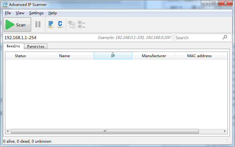 ip掃描工具(Advanced IP Scanner)截圖