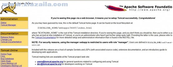 apache tomcat 6.0 附安裝及配置教程