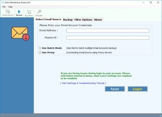 Zoho Mail Backup Wizard(郵件備份工具)