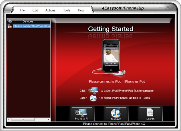 4Easysoft iPhone Rip(音樂備份軟件)