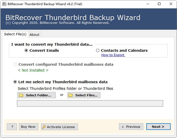 BitRecover Thunderbird Backup Wizard(數據備份軟件)