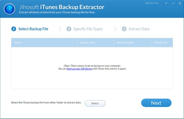 Jihosoft iTunes Backup Extractor(iTunes備份提取器)