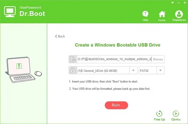 iSeePassword Dr.Boot(可引導usb創建器工具)