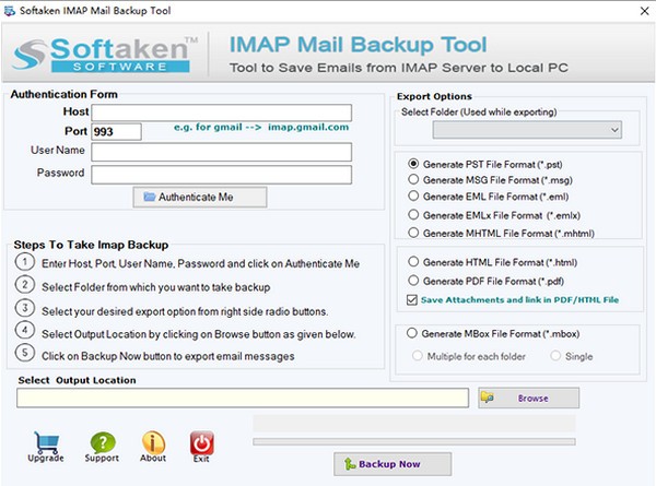 Softaken IMAP Mail Backup Tool(郵件備份工具)