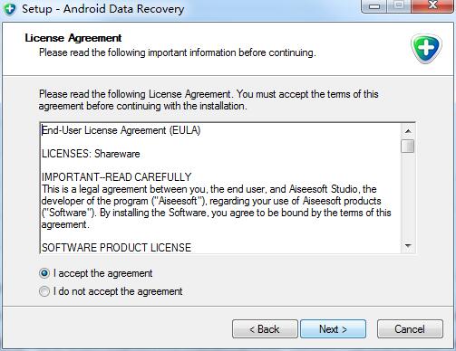 Aiseesoft Free Android Data Recovery截圖