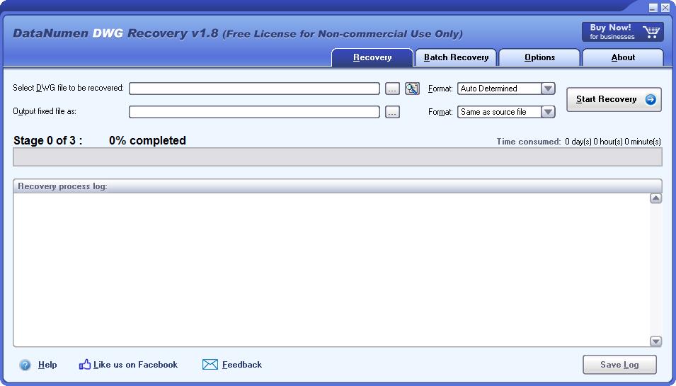 DataNumen DWG Recovery截圖