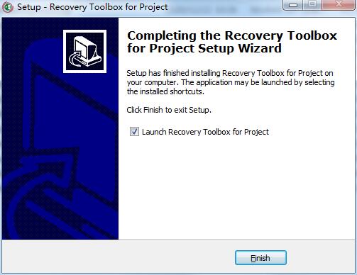 Recovery Toolbox for Project截圖