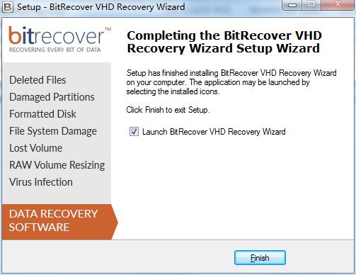 BitRecover VHD Recovery Wizard截圖