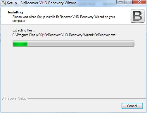 BitRecover VHD Recovery Wizard截圖