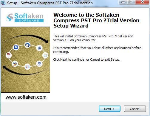 Softaken Compress PST Pro截圖