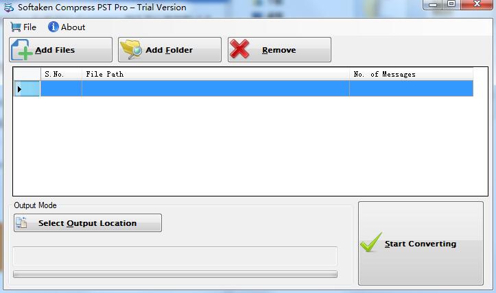 Softaken Compress PST Pro截圖